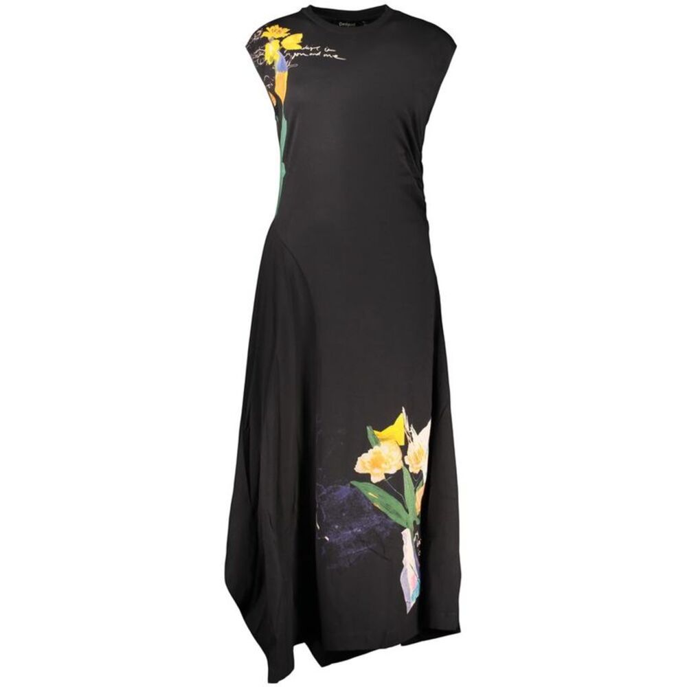 Desigual Black Cotton Women's Women's Dress